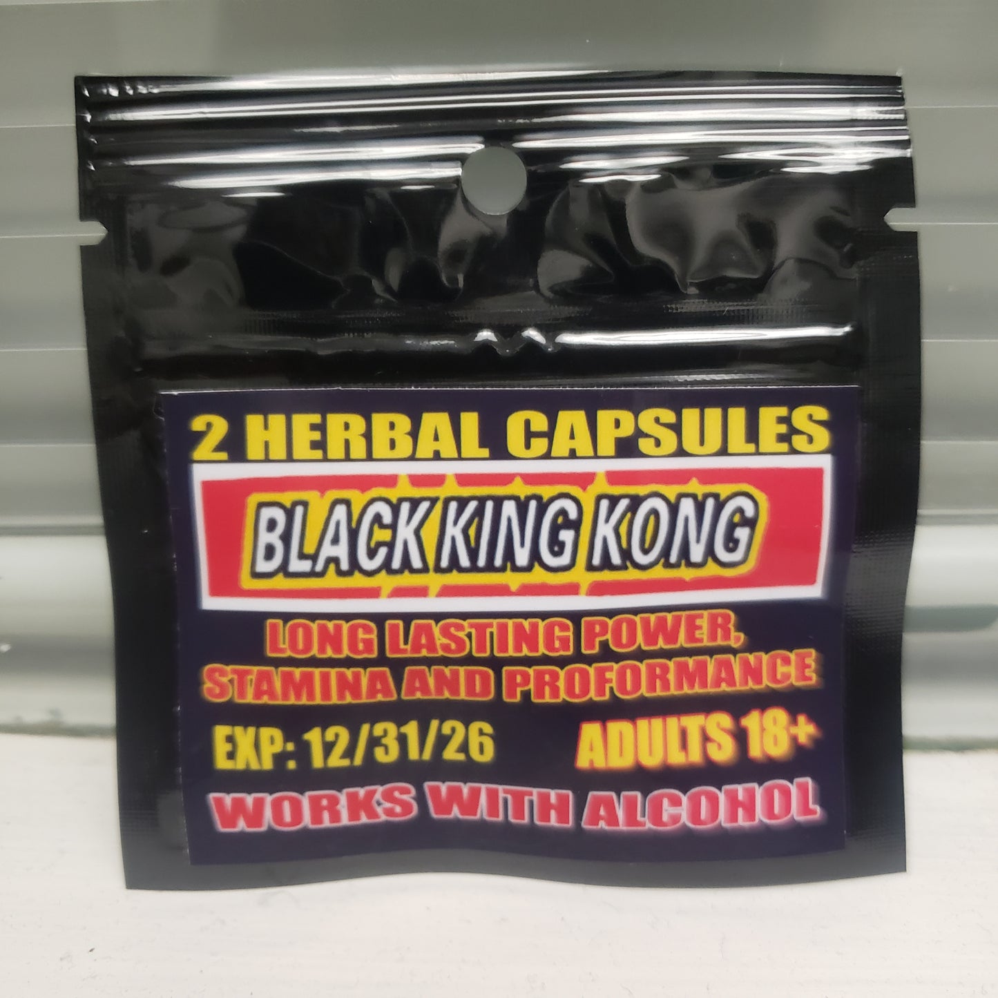 Black King Kong 2 Capsule 100% Natural