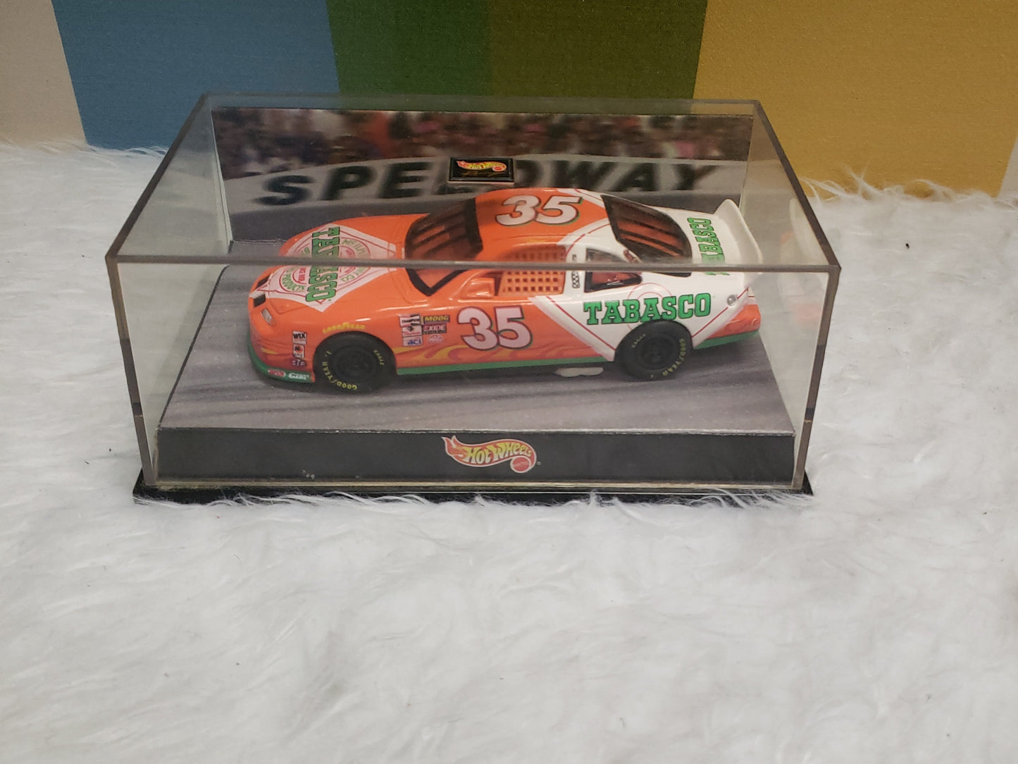 Hot Wheels Pro Racing Tod Bodine #35 Speedway 1/43 Scale Tabasco Race Car