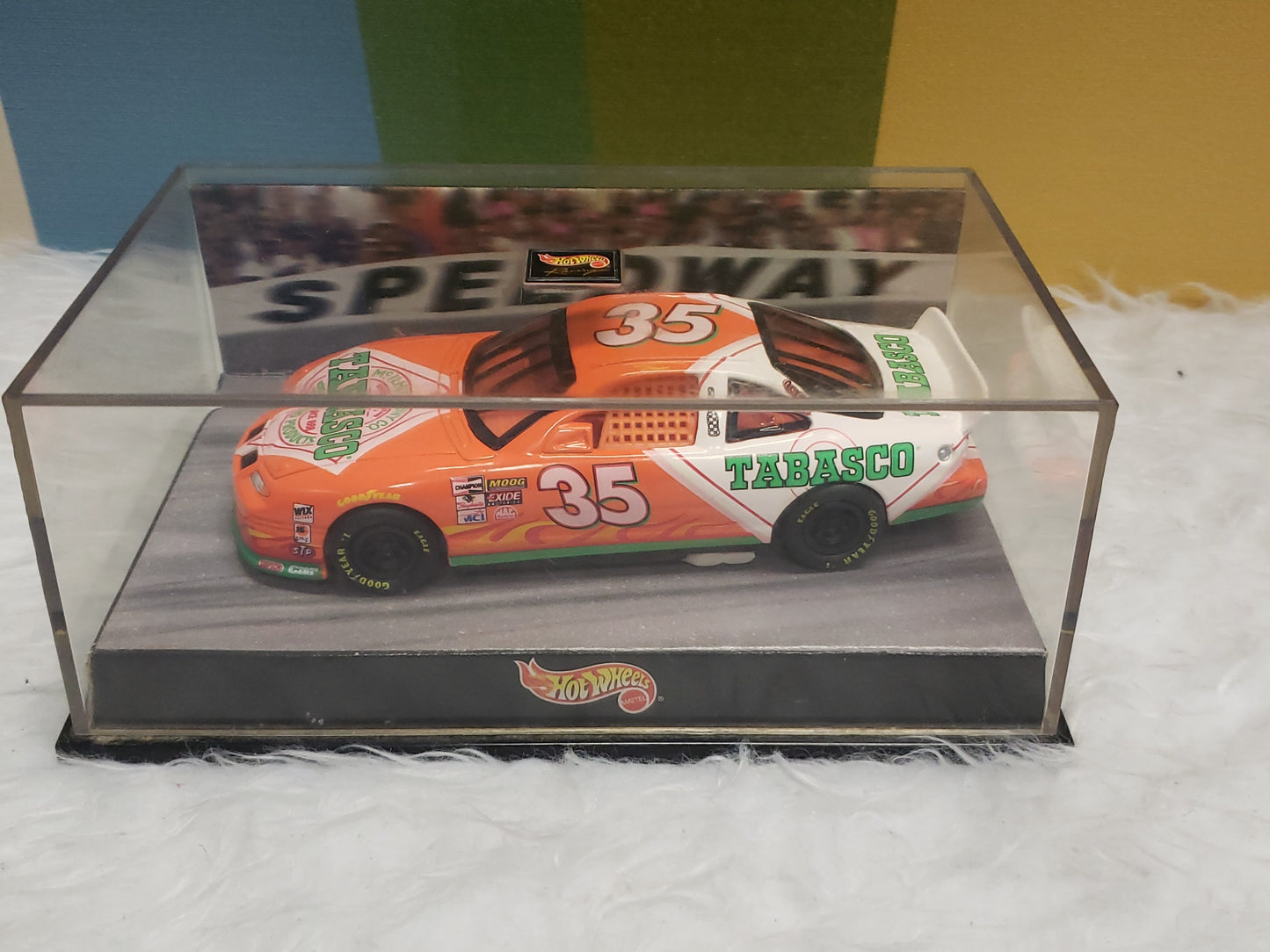 Hot Wheels Pro Racing Tod Bodine #35 Speedway 1/43 Scale Tabasco Race Car