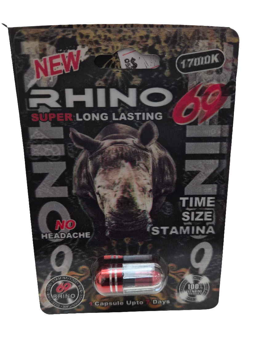 NEW RHINO SUPER LONG LASTING "69"