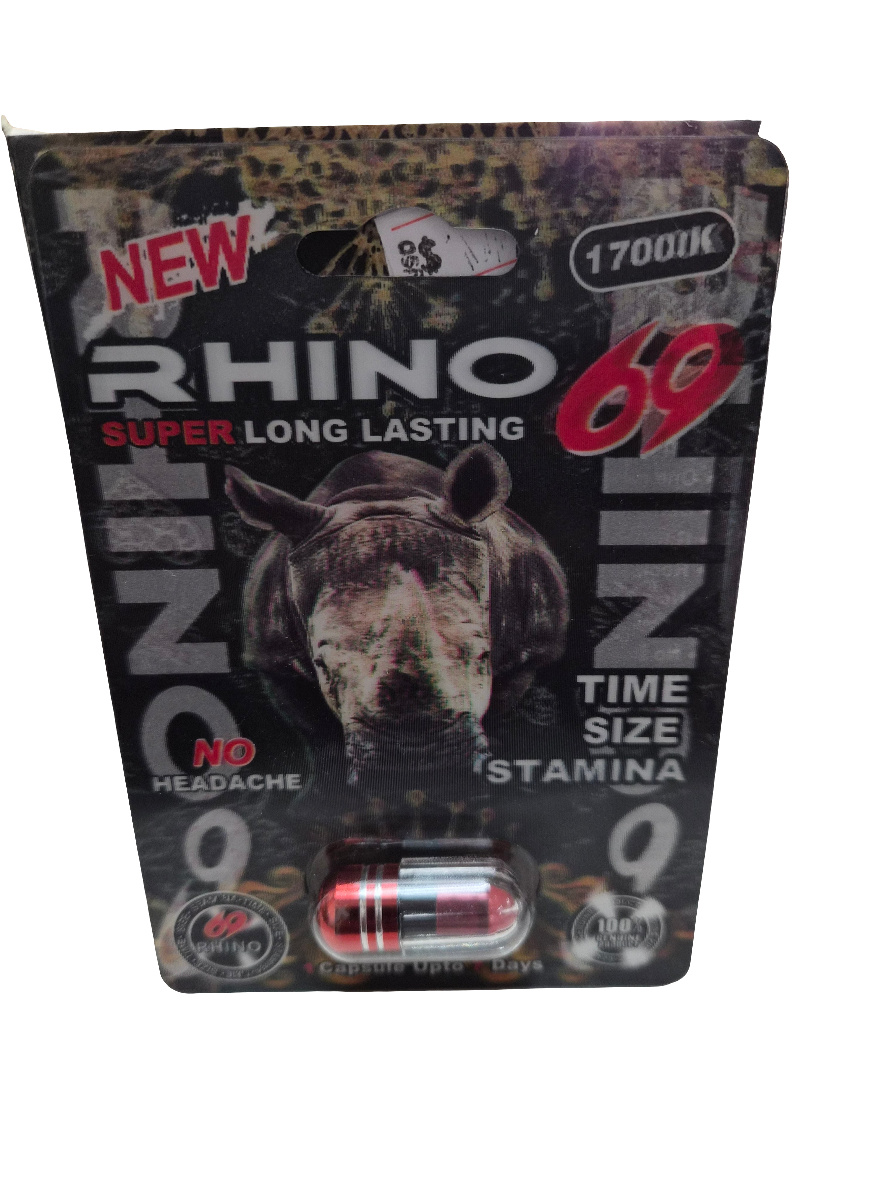 NEW RHINO SUPER LONG LASTING "69"