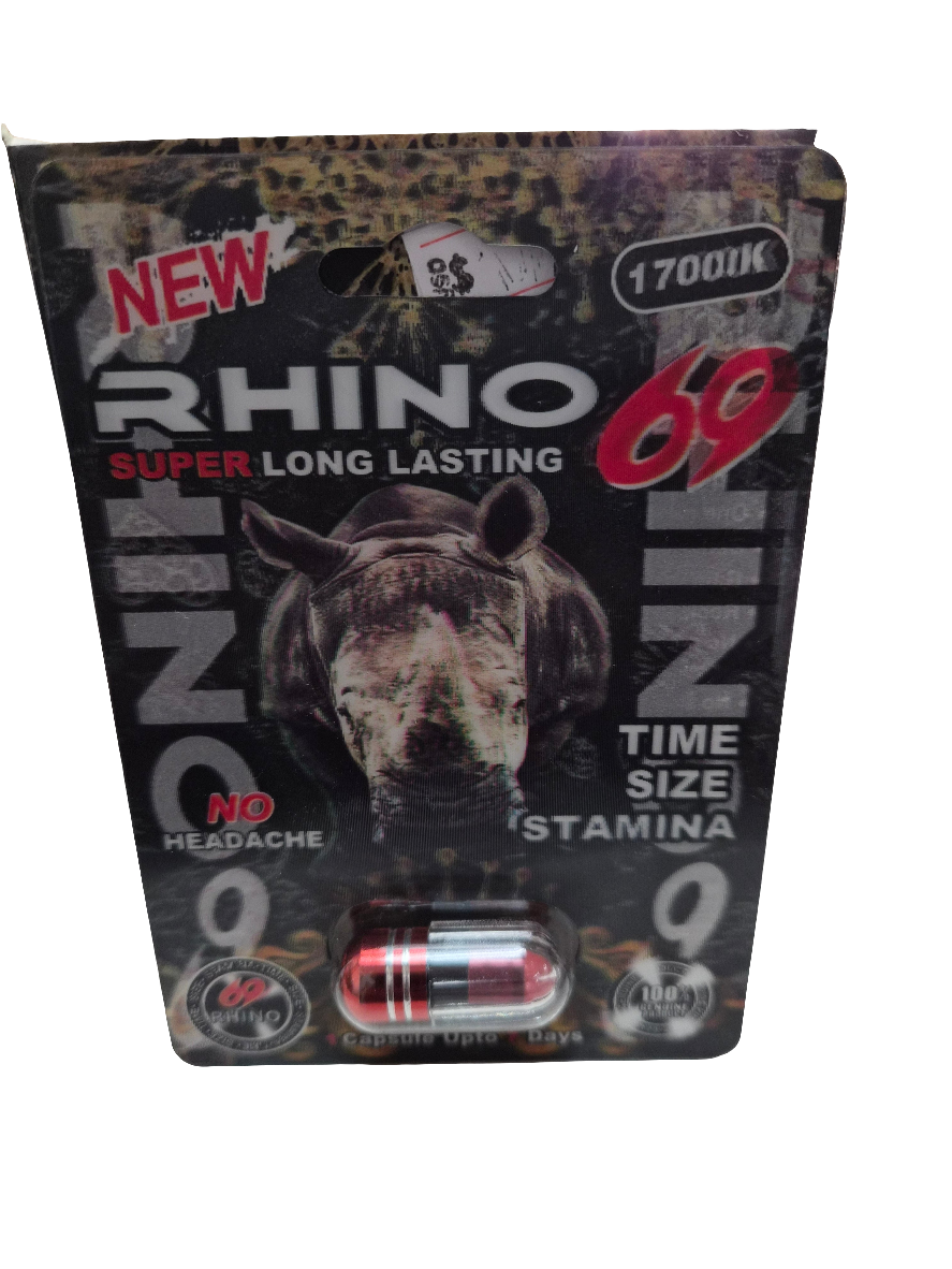 NEW RHINO SUPER LONG LASTING "69"