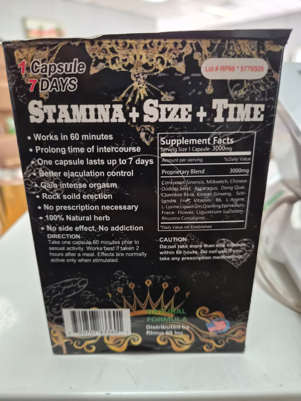 NEW RHINO SUPER LONG LASTING "69"