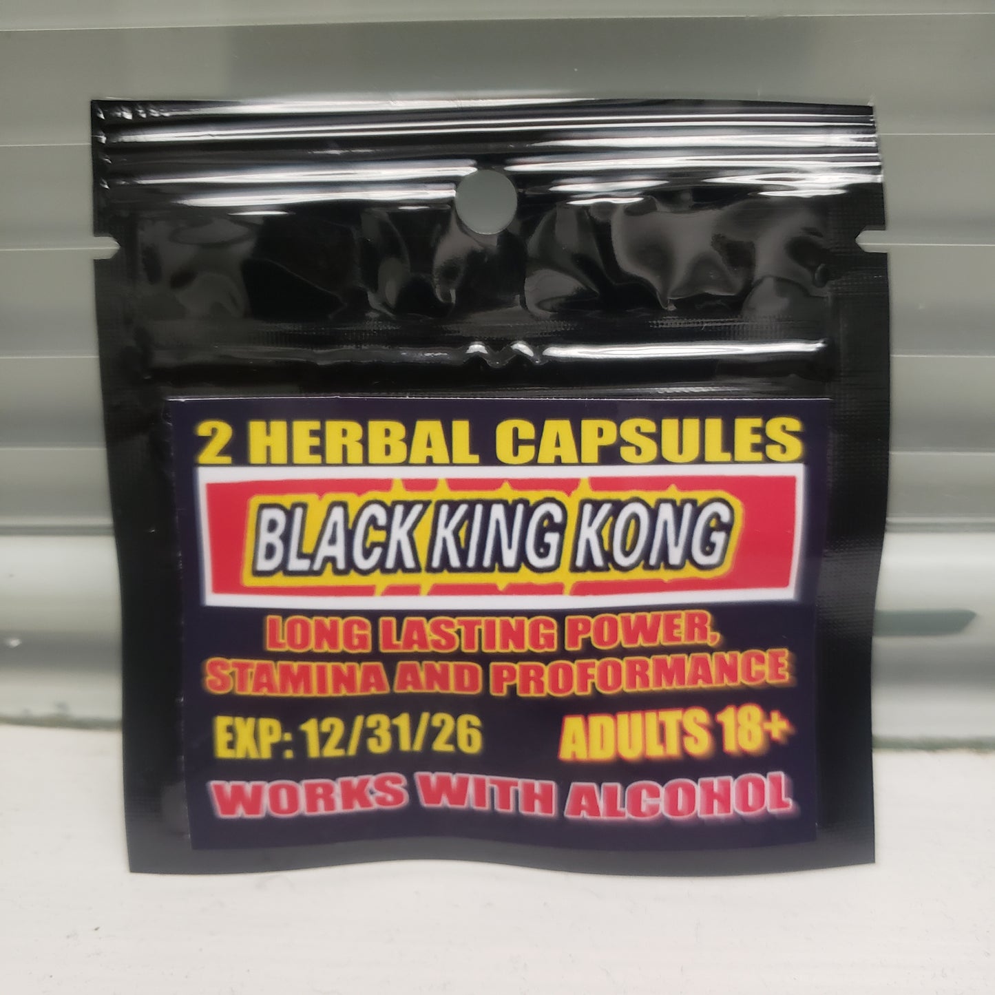 Black King Kong 2 Capsule 100% Natural