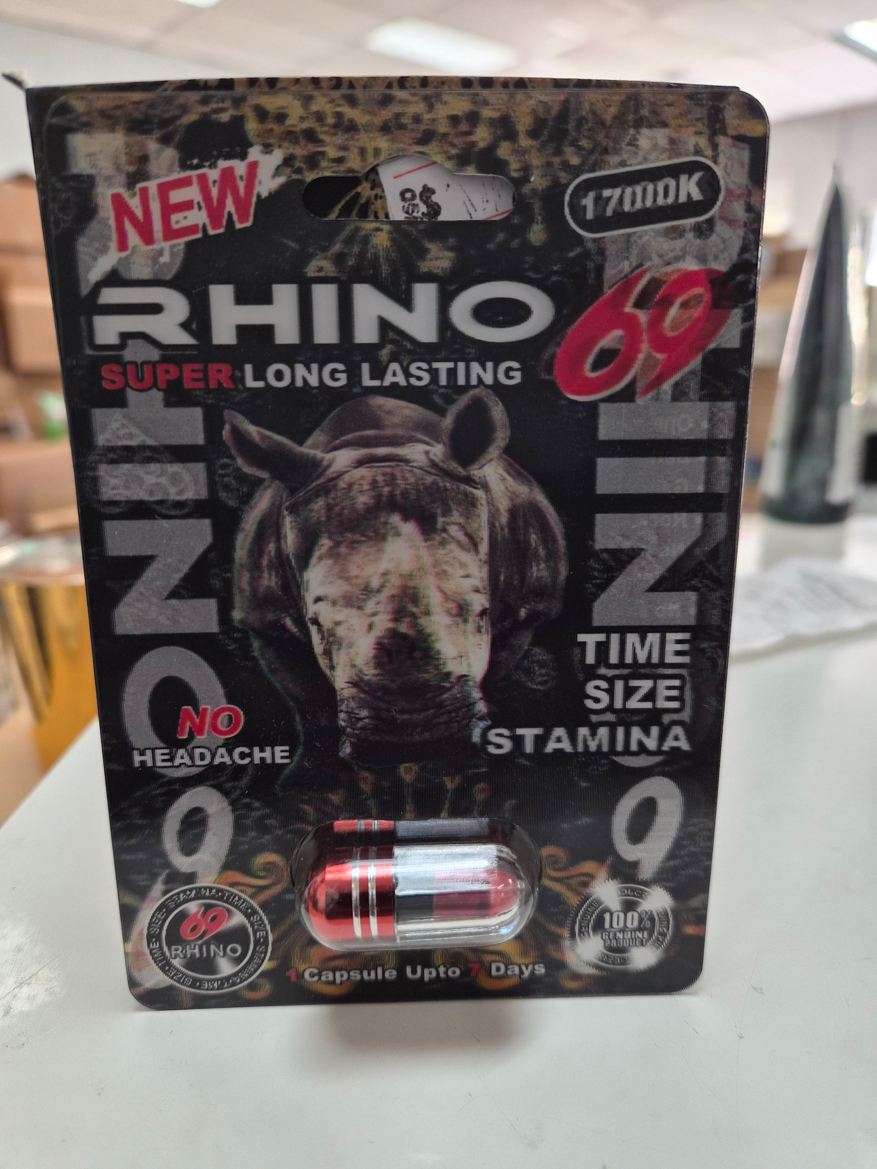 NEW RHINO SUPER LONG LASTING "69"