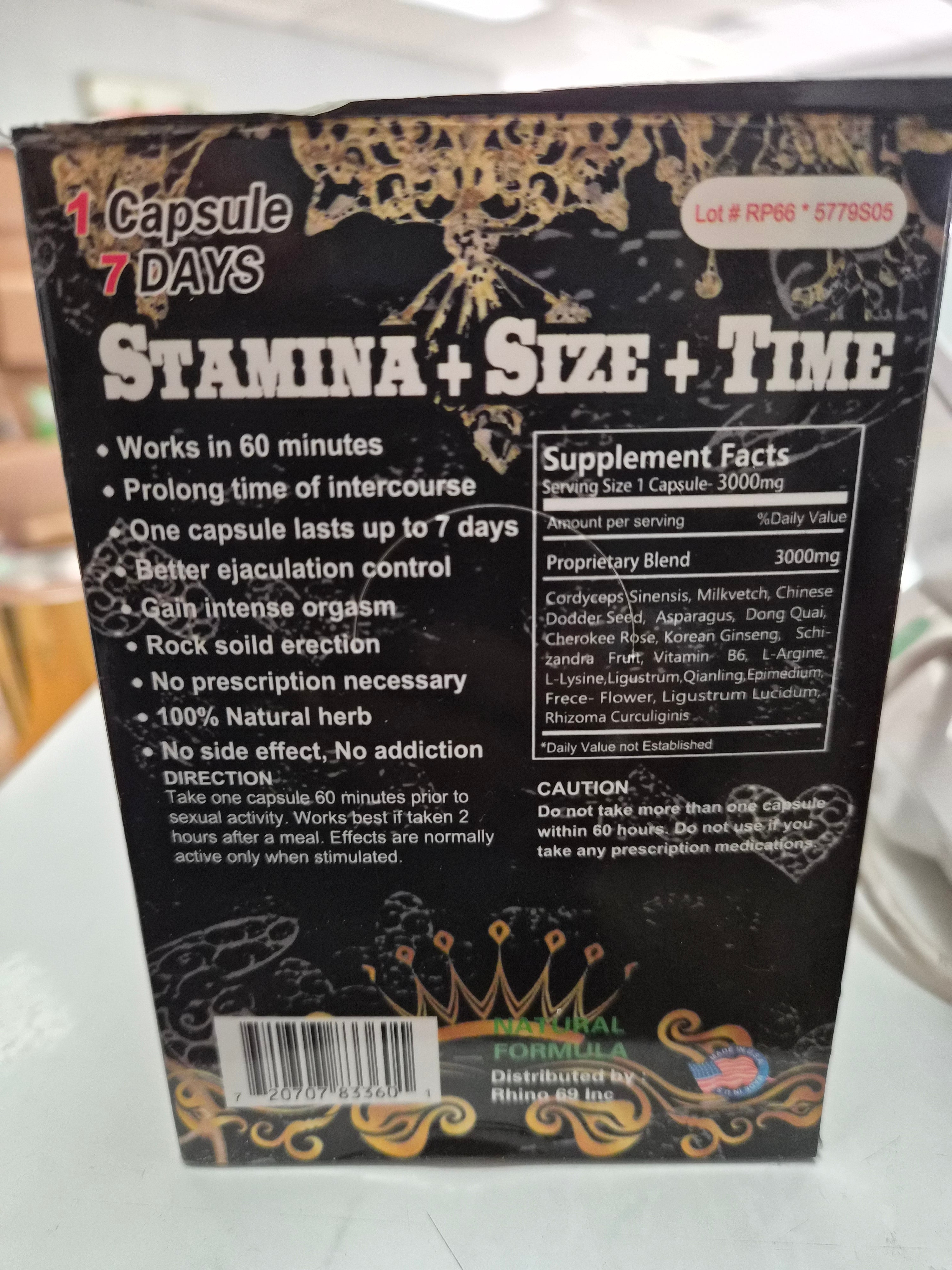 NEW RHINO SUPER LONG LASTING "69"